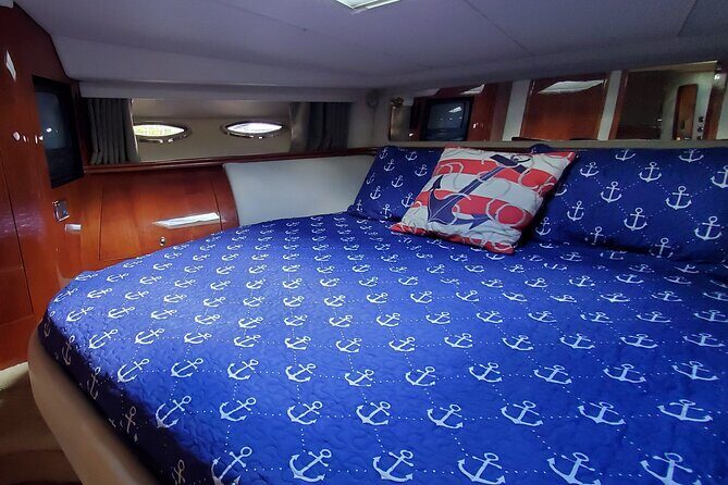 60ft Luxury Yacht Charter in Fort Lauderdale, Florida - Cabins, Bathrooms, and the Air-Conditioned Escape