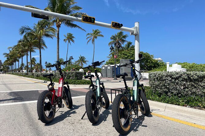 90 min Electric Bike Tour of Fort Lauderdale (min 2) - Stranahan Riverfront and an Old Trading Post Past