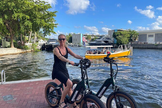 90 min Electric Bike Tour of Fort Lauderdale (min 2) - Intracoastal Cruise Through Established Neighborhoods