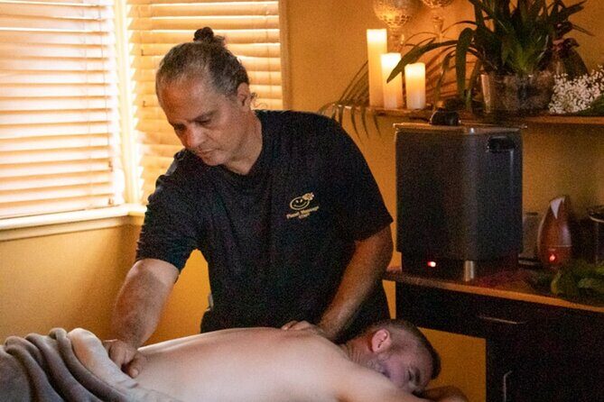 Couples Outdoor Bamboo Garden Massage or Ultimate Candlelight Signature Massage - Candlelight indoors vs outdoor bamboo tiki garden