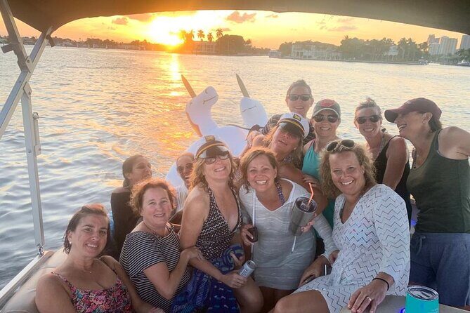 Family Friendly Boat Cruise and Swim - Stop 1 in Fort Lauderdale: yachts, mansions, and the sandbar swim