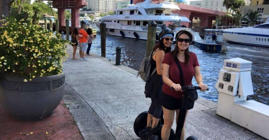 Fort Lauderdale: Famous Yachts and Mansions Segway Tour - Getting comfortable fast: the Segway lesson you’ll actually use