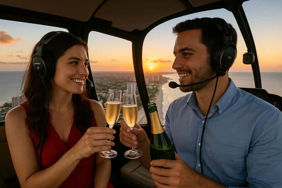 Fort Lauderdale : Romantic Champagne Helicopter Flight Tour - Getting to Banyan Air Service and what to expect on arrival