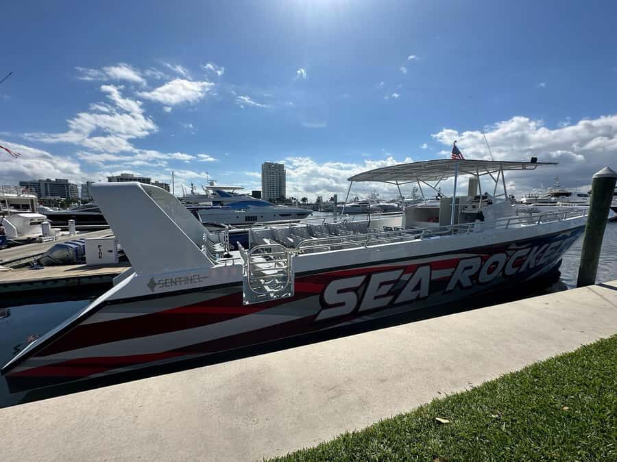 Fort Lauderdale: Sea Rocket Ocean Speed Boat Cruise - Sea Rocket in Fort Lauderdale: the big idea