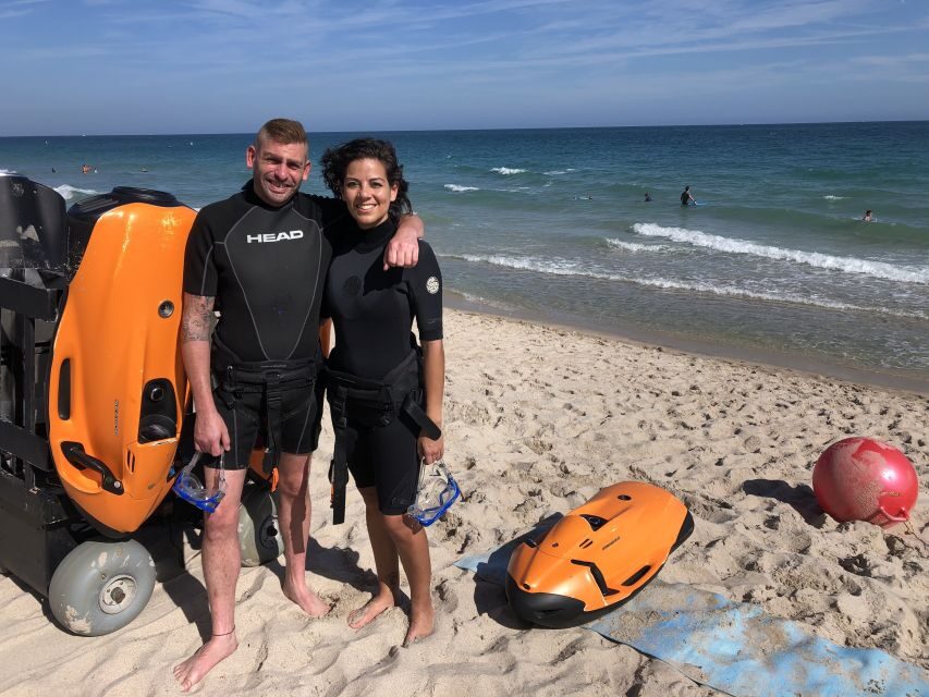 Fort Lauderdale: Ultimate SEABOB Snorkel Rental & Excursion - The 8-foot feature: how the SEABOB turns off and returns you up fast