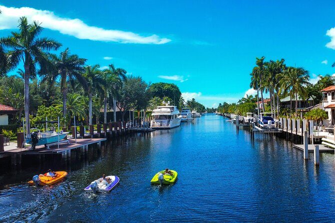 Ft. Lauderdale Mini Powerboat Rental. Canal, Yacht, Mansion Tour - Las Olas check-in: equipment, instruction, and getting your bearings
