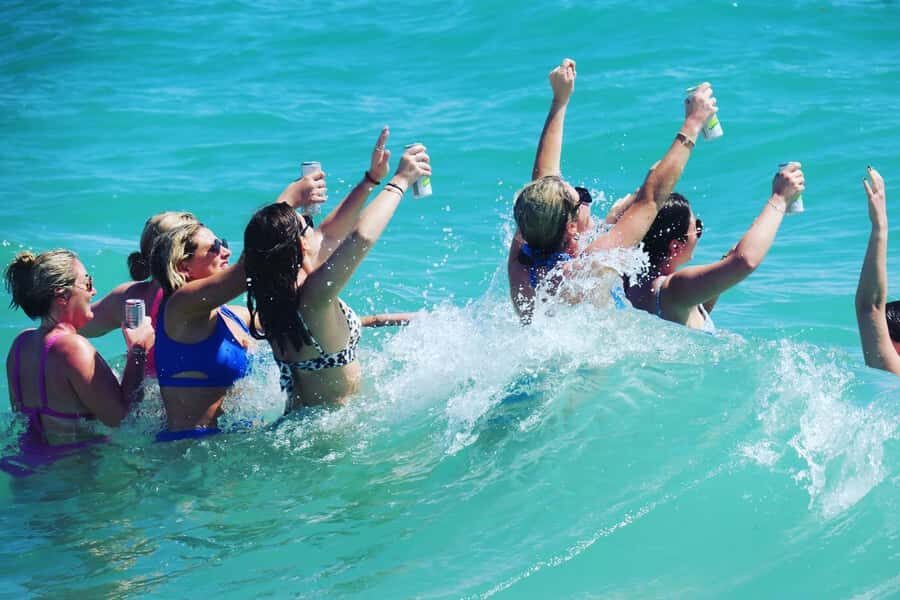 Ft. Lauderdale: Party Boat Tour to the Sandbar with Tunes - Crew favorites: captains John, Jennifer, and Mike