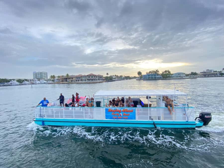 Ft. Lauderdale: Party Boat Tour to the Sandbar with Tunes - BYOB setup and cooler rules that keep it easy