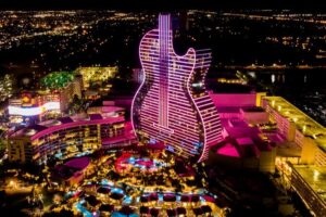 Guitar Hotel or Miami Dolphins Stadium Helicopter Tour - The Guitar-Themed Hotel: A 450-Foot Up-Close Flyby