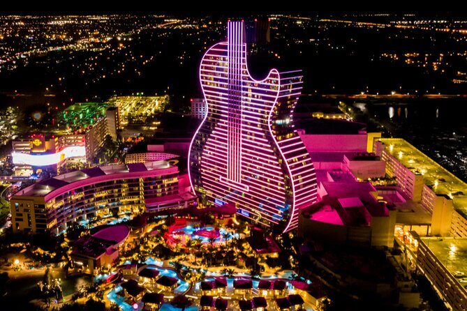 Guitar Hotel or Miami Dolphins Stadium Helicopter Tour - The Guitar-Themed Hotel: A 450-Foot Up-Close Flyby