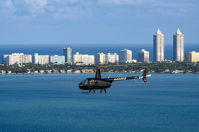 Helicopter Tour- Hard Rock Guitar, Miami & Gold Coast Tour - The Hard Rock Guitar Hotel Flyover in Hollywood