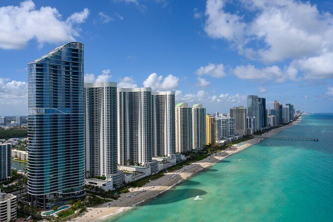 Helicopter Tour- Hard Rock Guitar, Miami & Gold Coast Tour - Pompano Beach and Lauderdale-By-The-Sea: Ending With Variety