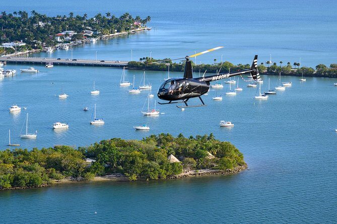 Helicopter Tour-Miami Iconic Coast and City Views - Miami Beach, celebrity houses, and ocean life from the sky
