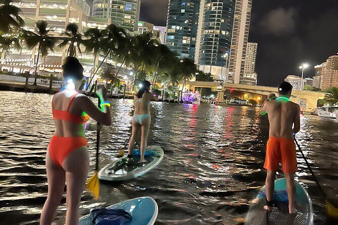 Night on Paddleboard Under the Lights Experience in Fort Lauderdale - Paddling With Music and Beer: A Fun Trade-Off, Not a Party Boat