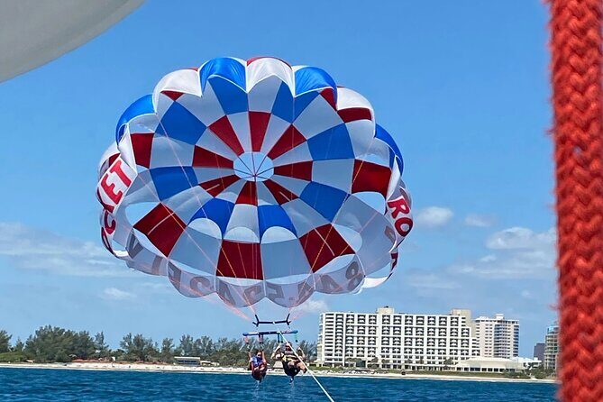 Ocean Parasailing Adventure In Fort Lauderdale, FL - The full route: Fort Lauderdale Beach, Port Everglades, and the canal system