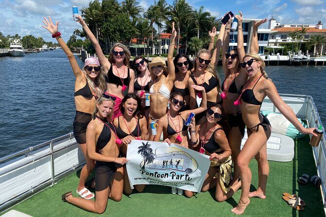 Private Double Deck Pontoon Party Cruise in Fort Lauderdale - A Private Double-Deck Pontoon Party in Fort Lauderdale (What It Really Feels Like)