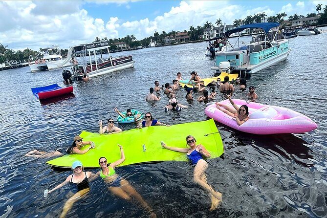 Private Double Deck Pontoon Party Cruise in Fort Lauderdale - What You Bring vs. What You Get: Drinks, Speakers, and the Cooler Setup