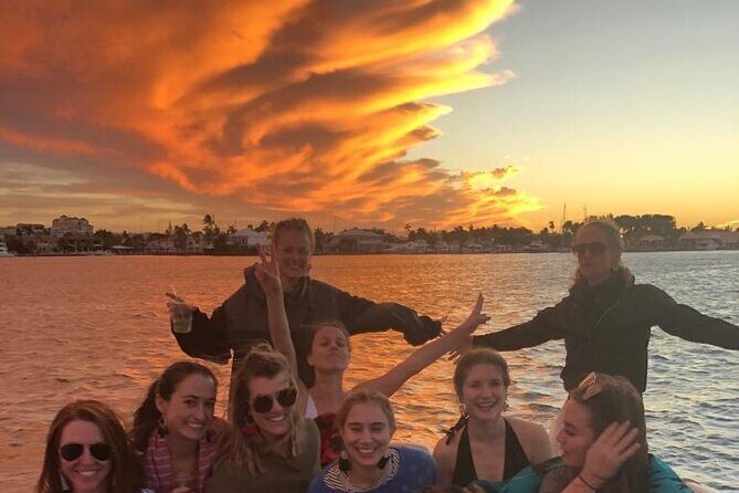 Private Evening Boat Tour Fort Lauderdale for 12 People - Onboard Comfort: Water, Cooler, and Bluetooth Music