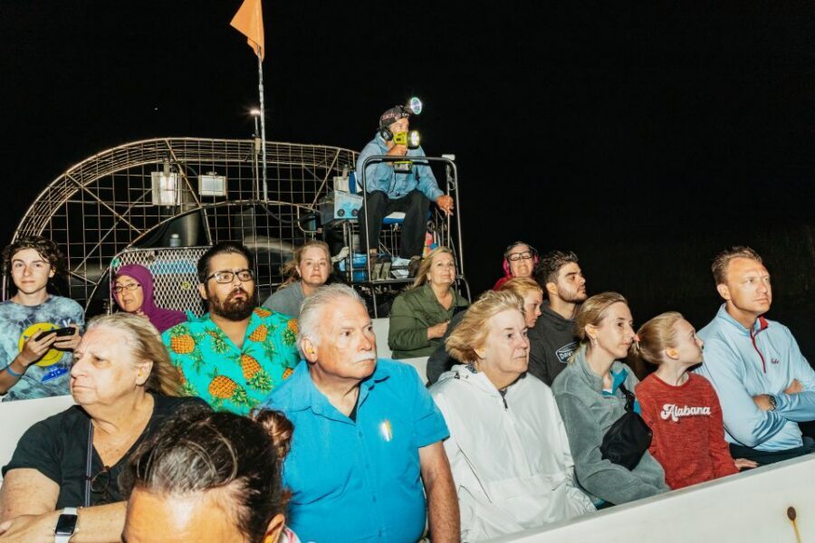 The Everglades: 1-Hour Airboat Night Tour - The alligator eyeshine hunt: your main event