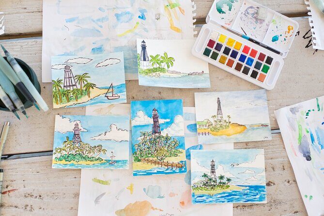 Watercolor Postcard Painting with a Local Artist - Key highlights you’ll care about