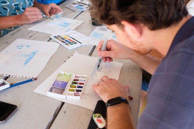 Watercolor Postcard Painting with a Local Artist - Final call: should you book this watercolor postcard class?